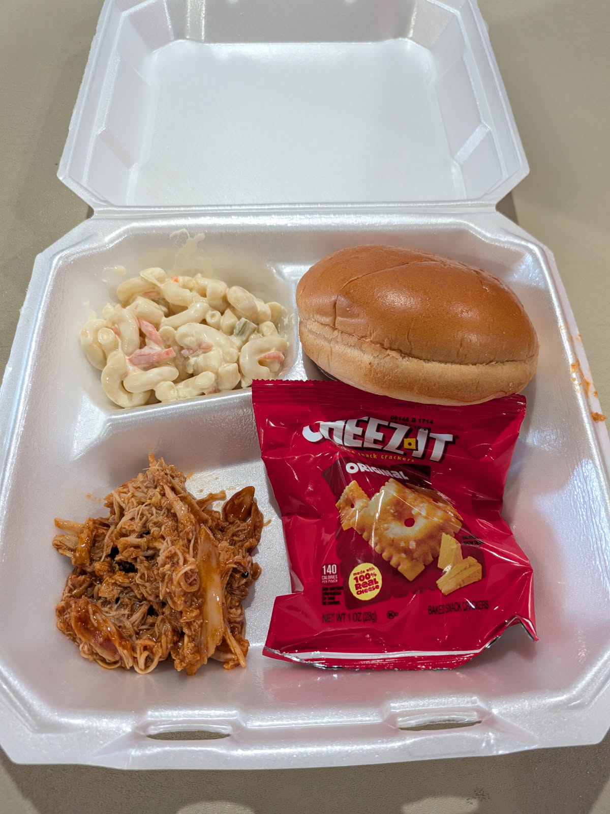 Meal served June 6, 2026